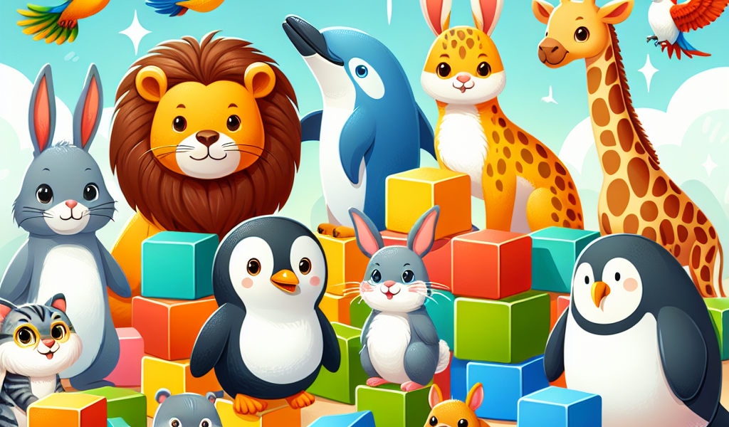 "Gameplay screenshot of Animal Jam - Block Puzzle, showcasing adorable animal characters matching colorful blocks in a fun puzzle setting."